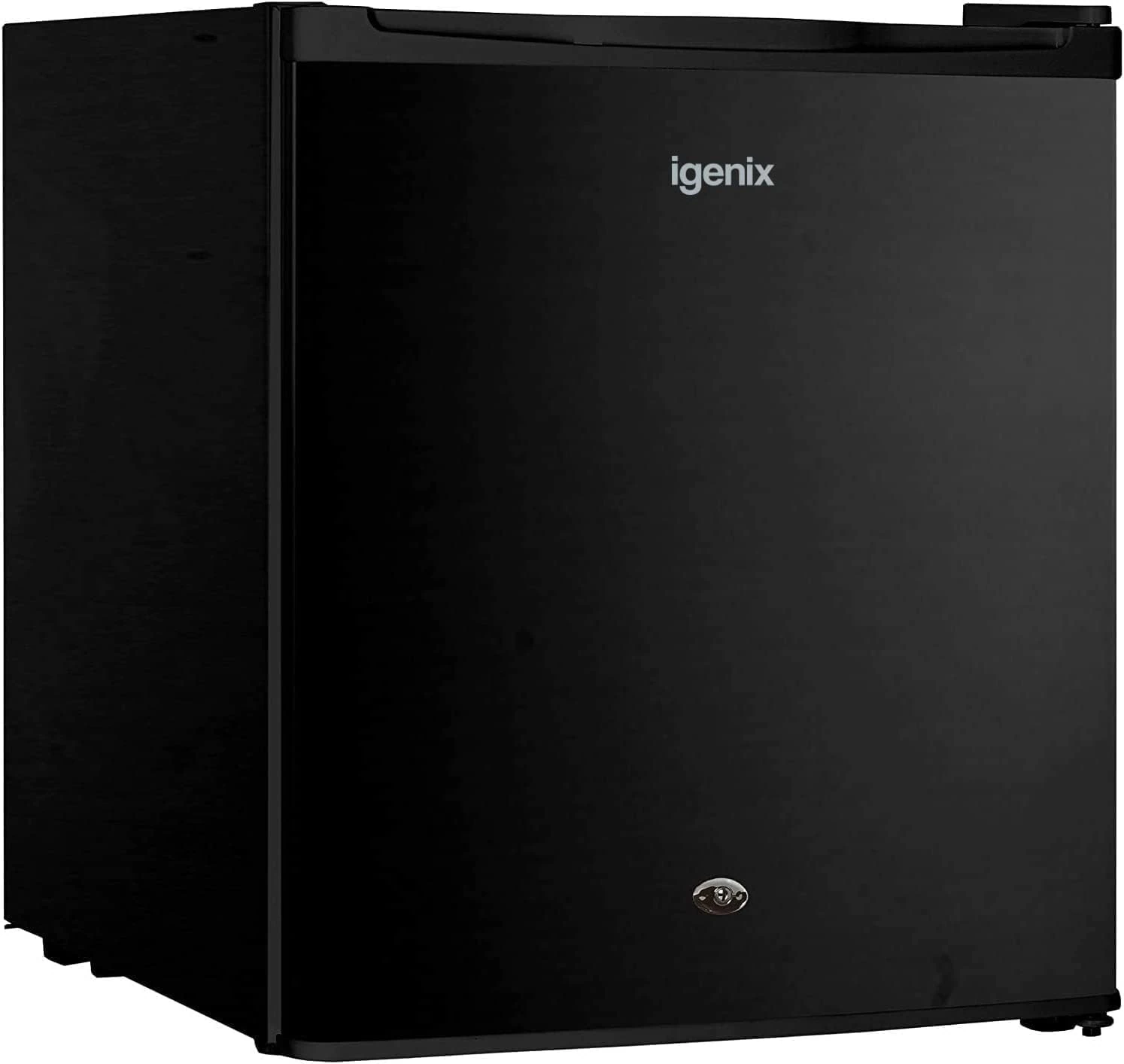 Igenix IG3711BL Table Top Fridge, 41 Litre Capacity, 4 Litre Ice Box, 1 Shelf, Reversible and Lockable Door, Black