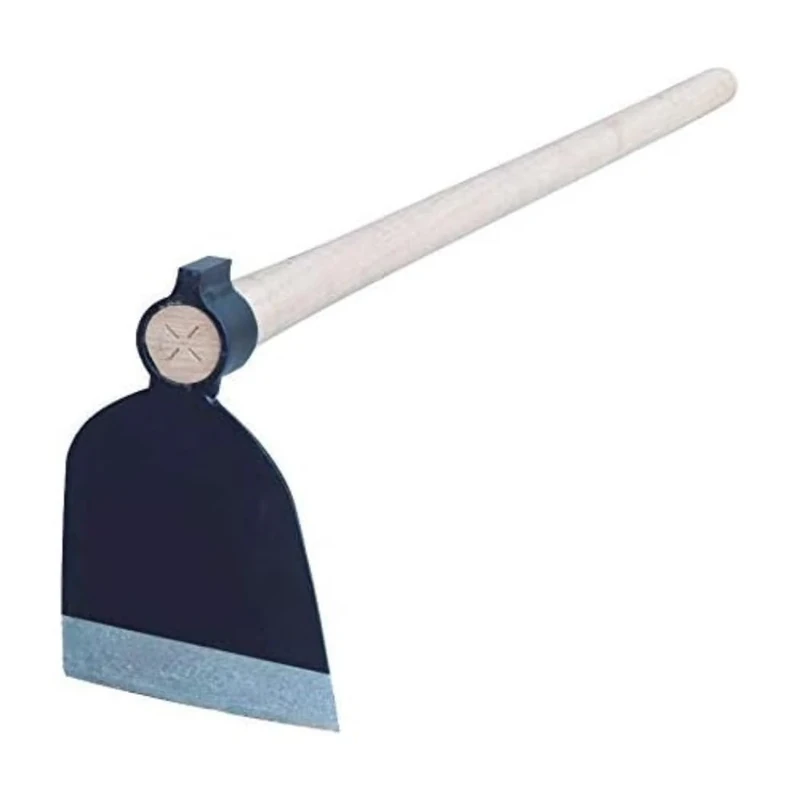 Forged Special Steel Wooden Hoe Handle for Agriculture and Gardening, 650 g, Handle 130 cm
