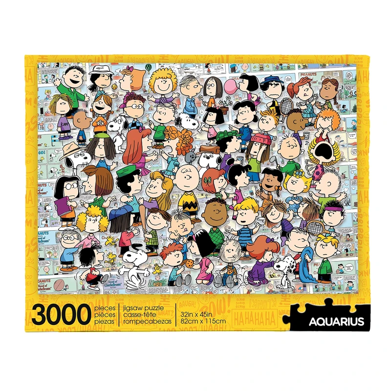 Aquarius Peanuts Cast 3000 Piece Giant Jigsaw Puzzle