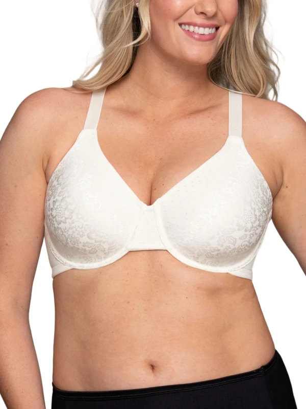 Vanity Fair Women's Beauty Back Minimizer Full Figure Underwire Bra 76080, Opaque, Star White, 38H US