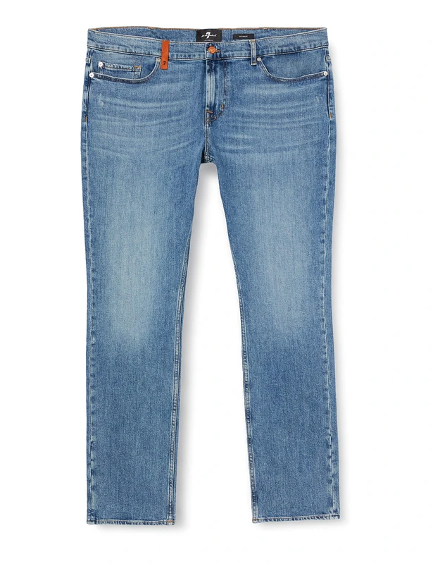 7 For All Mankind Men's Ronnie Jeans, Light Blue, 28
