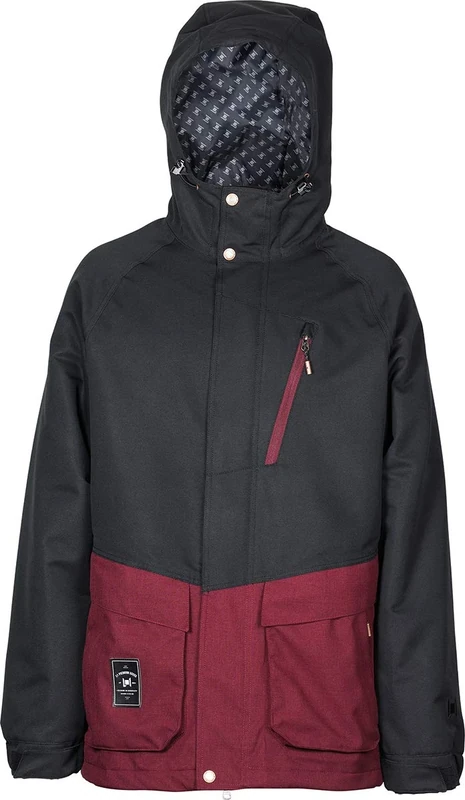 L1 Men's Legacy JKT '21 Shell Jacket, Mens, Shell Jacket, 1211-873715-3002, Black-Wine., M