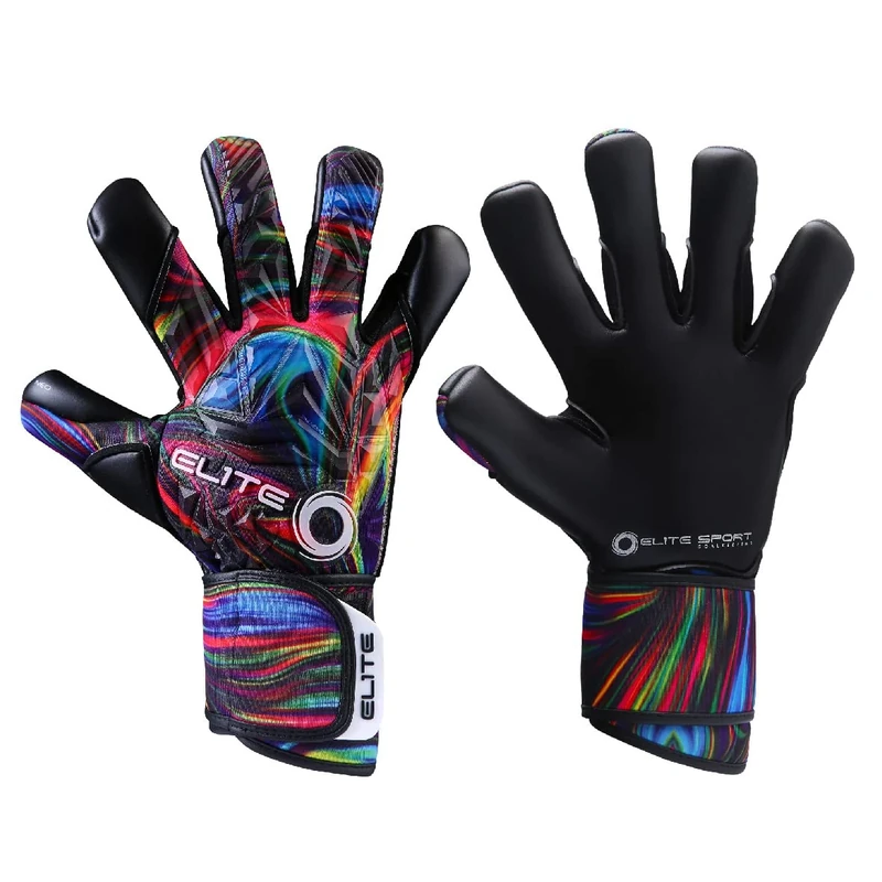 Elite Sport Rainbow Goalkeeping Gloves