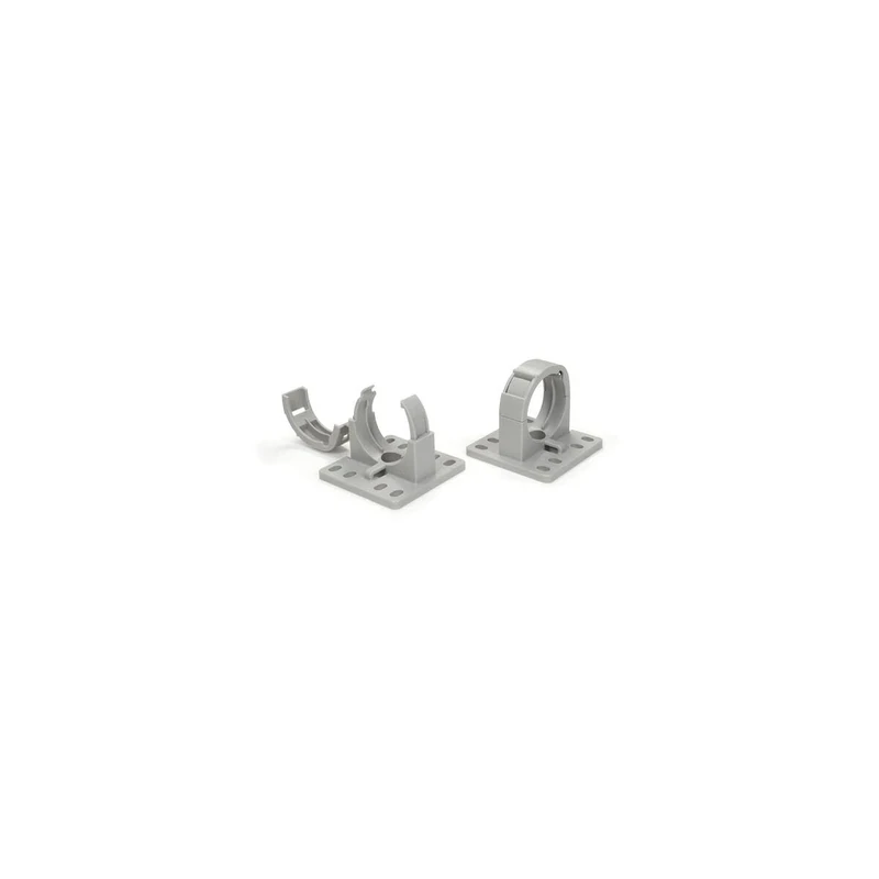 HellermannTyton 169-22001 CTCC-IWS29-MB43-PA66/6HIRHS-GY (20) Hose Holder Grey 29 mm Pack of 20 - Image 1
