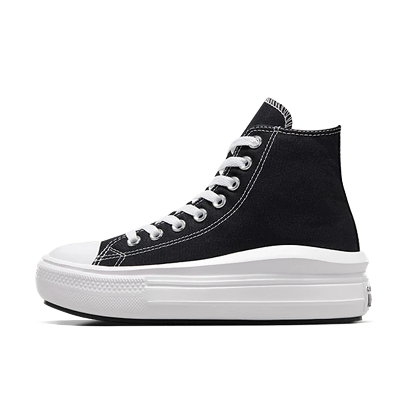 Converse All Star Move Black Natural Ivory White - 7 UK