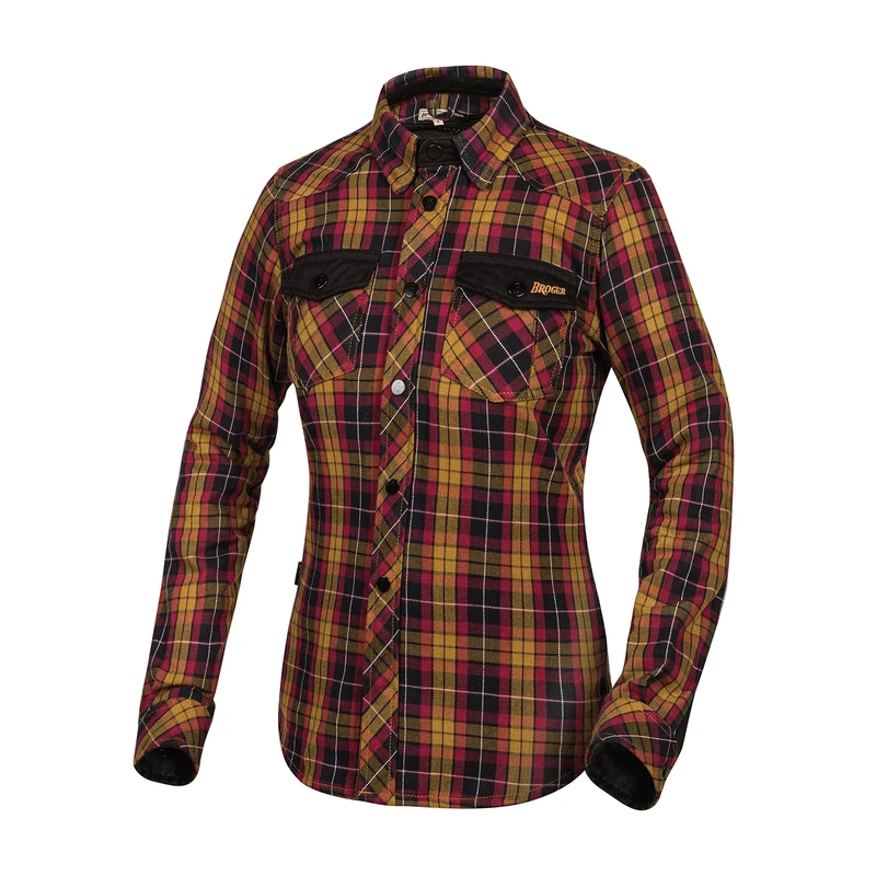 BROGER Alaska Lady Caramel Motorcycle Shirt DM