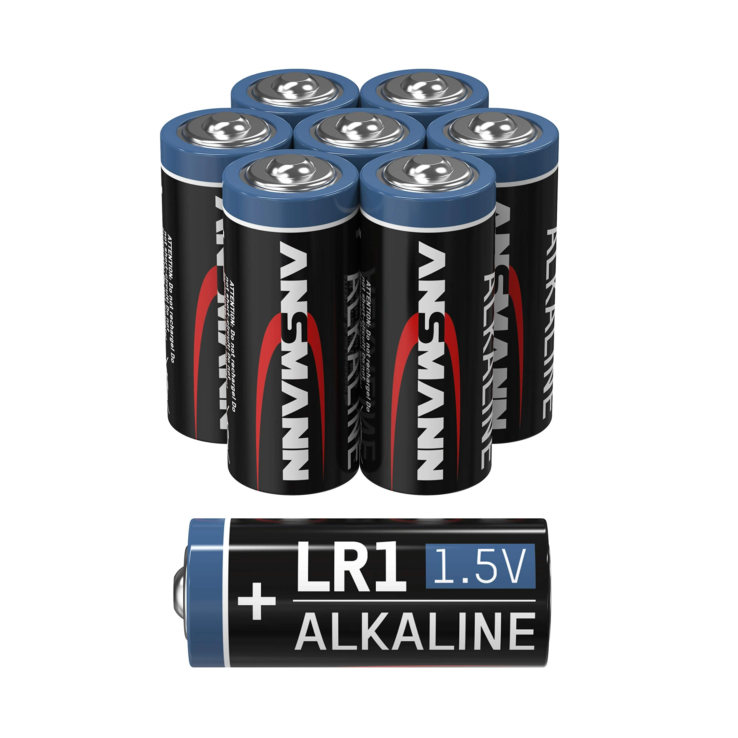 ANSMANN LR1 1.5 V Alkaline Battery – Pack of 8 Lady N Batteries Suitable for Alarm Systems, Heating Thermostats, Sensors, Alarm Systems and Much More – Disposable Battery