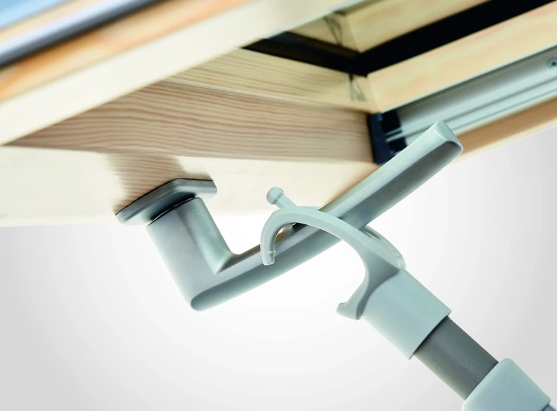 Roto Original Aluminum Telescopic Operating Rod for Opening Facade Windows, Skylights and Operating Roller Blinds | Extendable Length 1170-1900mm | Telescopic aid can be Used on Both Sides - Image 1