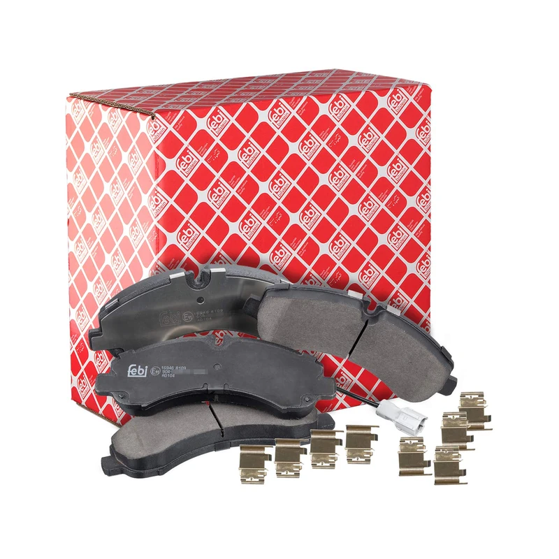 febi bilstein 16946 Brake Pad Set with fastening material, 1 unit