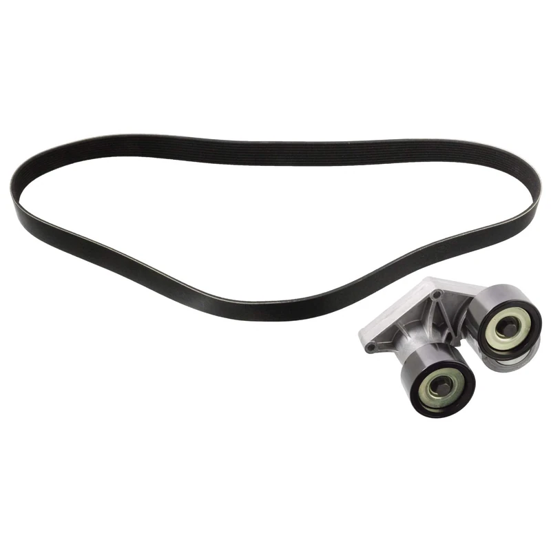 Febi Bilstein 106002 V-Ribbed Belt Set with Belt Tensioner, Number of Ribs 1 Item