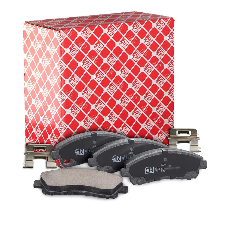 febi bilstein 16948 Brake Pad Set with fastening material, 1 unit