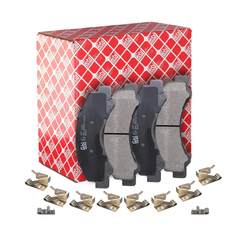 febi bilstein 16951 Brake Pad Set with fastening material, 1 unit