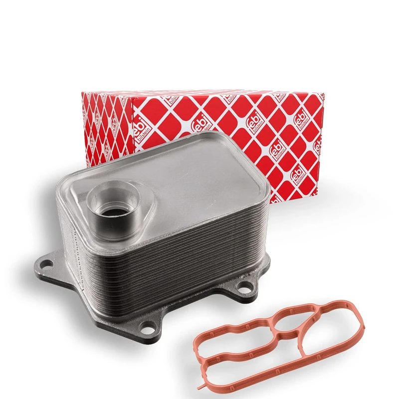 febi bilstein 106907 Oil Cooler with Gasket, Pack of 1