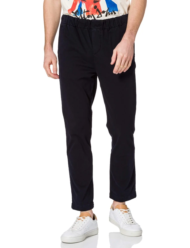 7 For All Mankind Men's Jogger Chino Casual Pants, Dark Blue, XXL