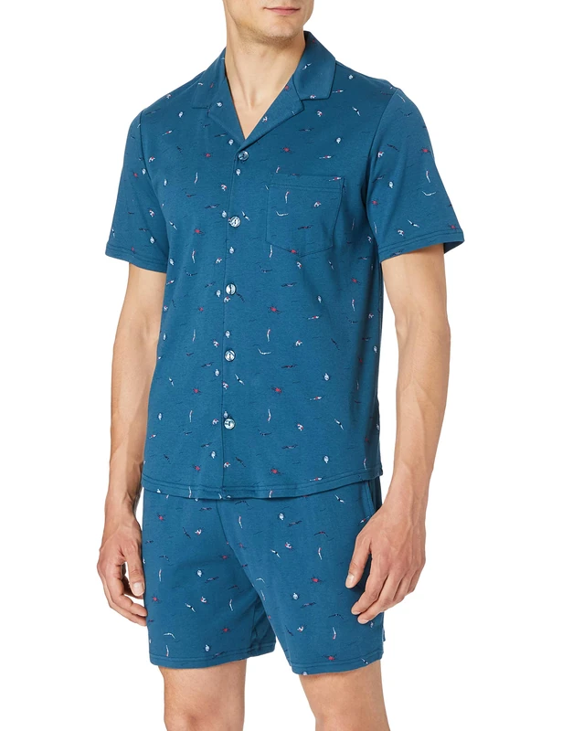 Schiesser Men's short pyjama set. - - XS