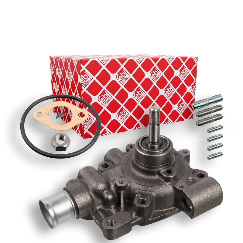 Febi Bilstein 107649 Coolant Water Pump with Mounting Material 1 Piece