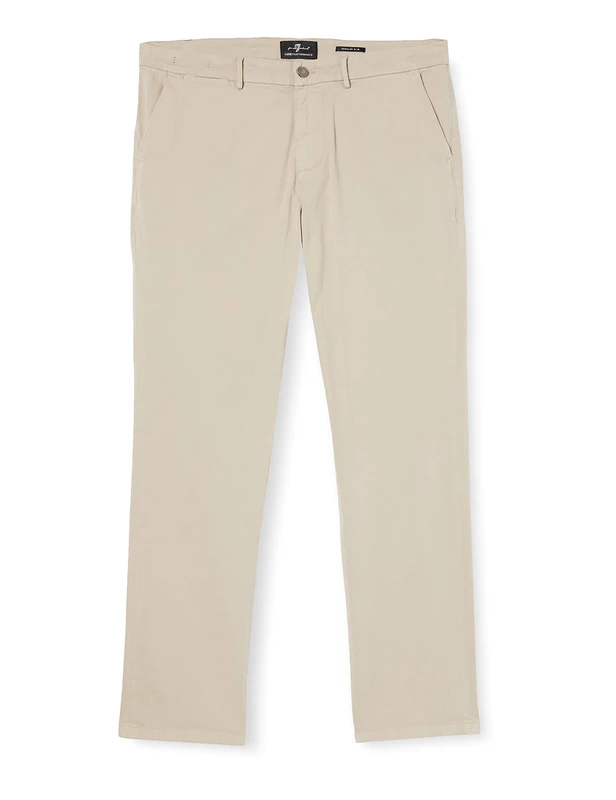 7 For All Mankind Men's Slimmy Chino Casual Pants, Gray, W36