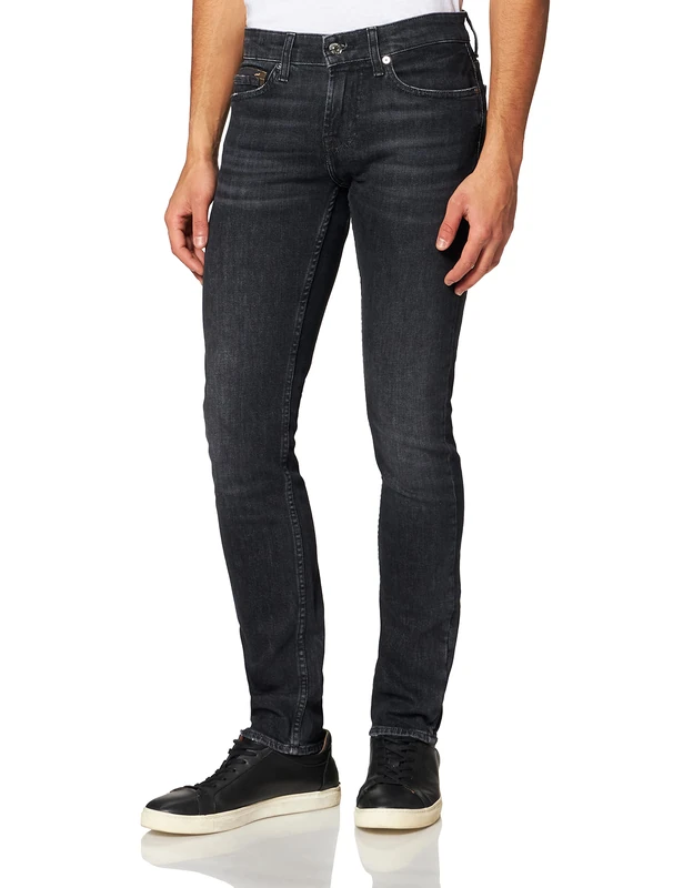 7 For All Mankind Ronnie Men's Jeans - - W38 Black - Image 1