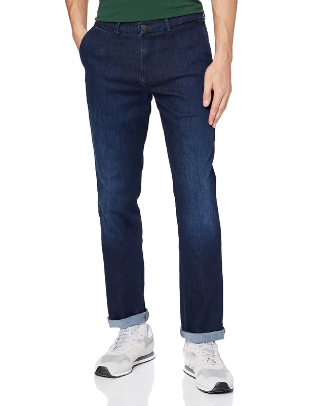 7 For All Mankind Men's Slimmy Chino Jeans, Dark Blue, 28