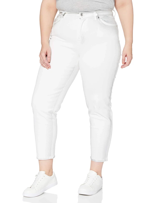 7 For All Mankind Women's Malia Casual Pants, Off White, 6