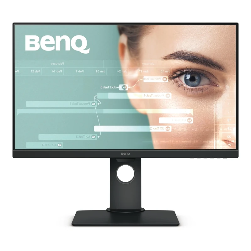 BenQ GW2780T 27 Inch 1080p Eye Care LED IPS Monitor, Anti-Glare, HDMI, Height Adjustable - Black