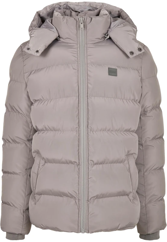 Urban Classics Men's Hooded Puffer Jacket, Asphalt, M