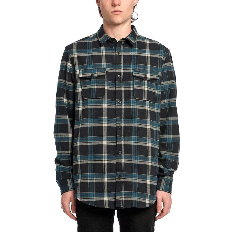 Globe Flanigan LS Shirt Shirt, Men, Hazel, M - Image 1