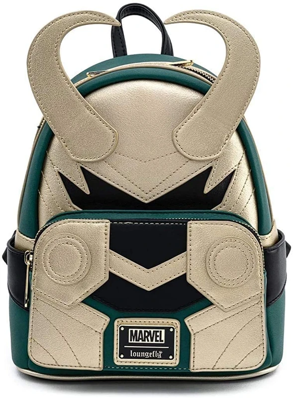 Loungefly Loki Loki Women Mini Backpacks Multicolour, Faux Leather,