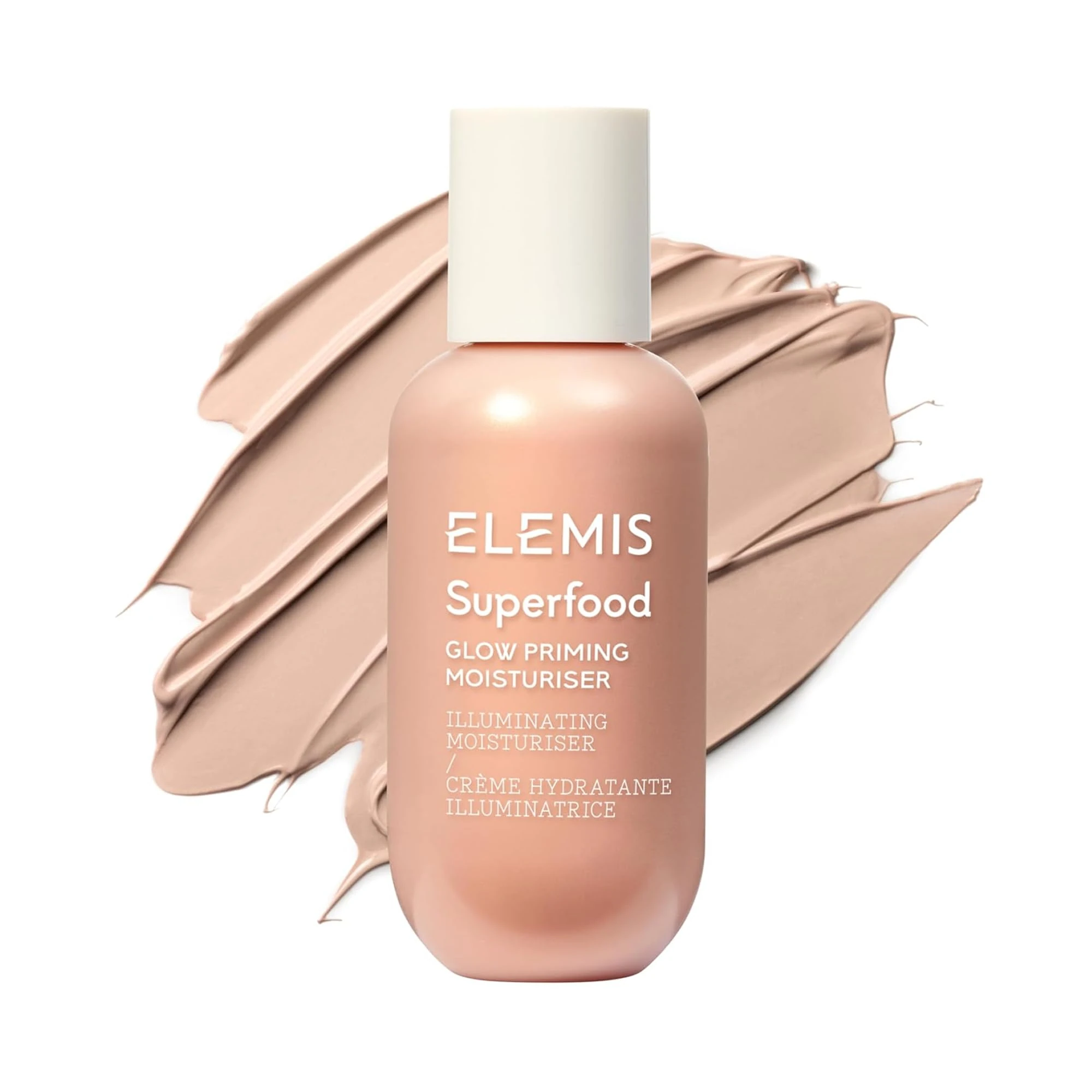 ELEMIS Superfood Glowy Primer 60ml – Hydrating & Brightening Face Primer for Smooth, Radiant Skin & Flawless Makeup