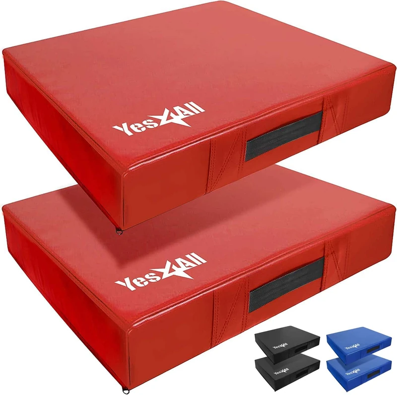 Yes4All XEVY Silencer Drop Pad, Red - 15 cm thick - Image 1