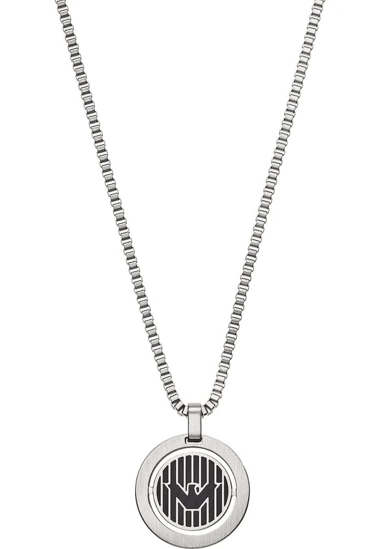 Emporio Armani Men's Stainless Steel with lobster clasp closure Pendant necklace