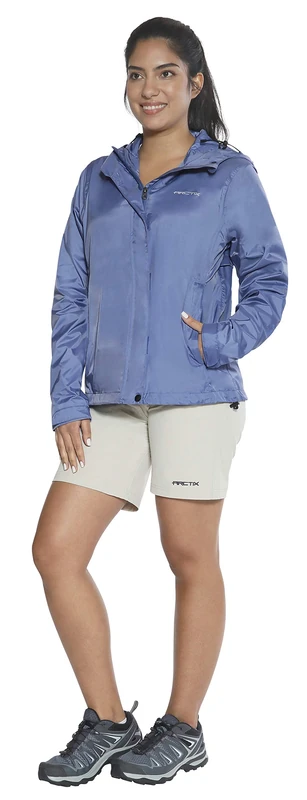 ARCTIX Women's River Rain Jacket, Slate Blue, 2X (20W-22W) - Image 1