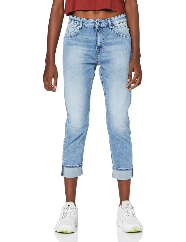 REPLAY Women's Marty Jeans, 010 Light Blue, 25W / 32L
