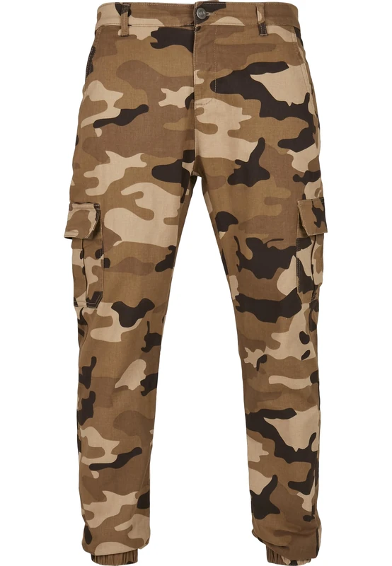 Urban Classics Men's Camo Cargo Jogging Bottoms 2.0 Trousers, Darkground Camo, W32