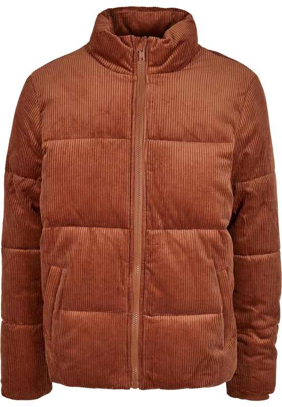 Urban Classics Men's Boxy Corduroy Puffer Jacket, Toffee, XXL
