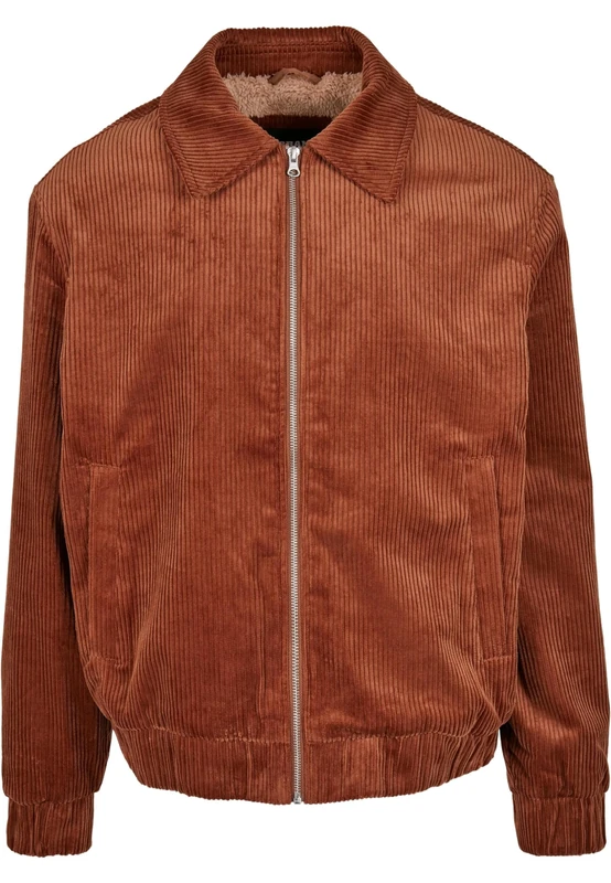 Urban Classics Men's Boxy Corduroy Jacket Women, Toffee, XL