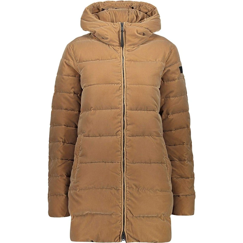 CMP Women's Velvet Parka with Fixed Hood Jacket - Image 1