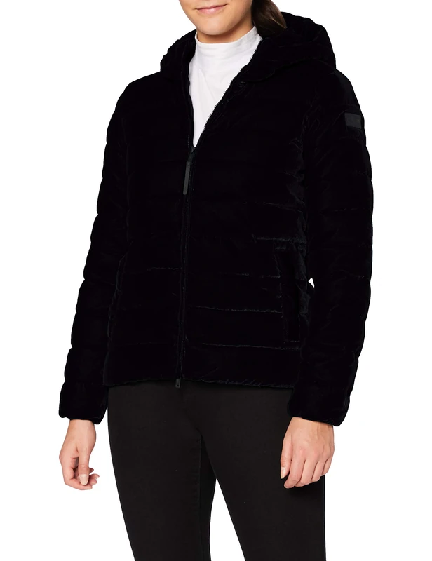 CMP Women's Velvet Jacket With Filling Feel Warm Flock, womens, Jacket, 30K3636, Black, 42