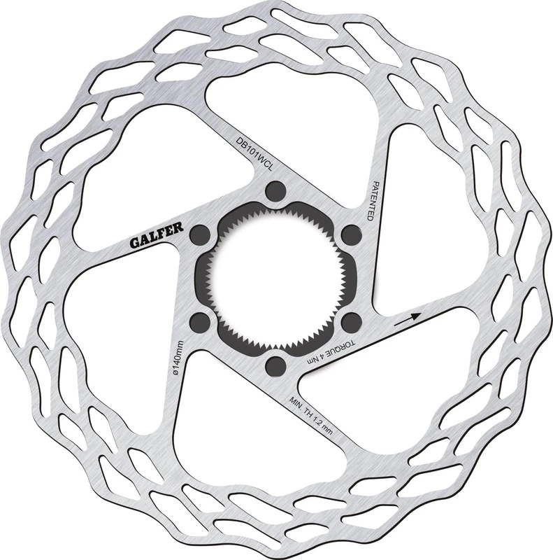 Disco Freno GALFER Road Disc Wave Centrelock System Diameter 140 x 18 mm - Image 1
