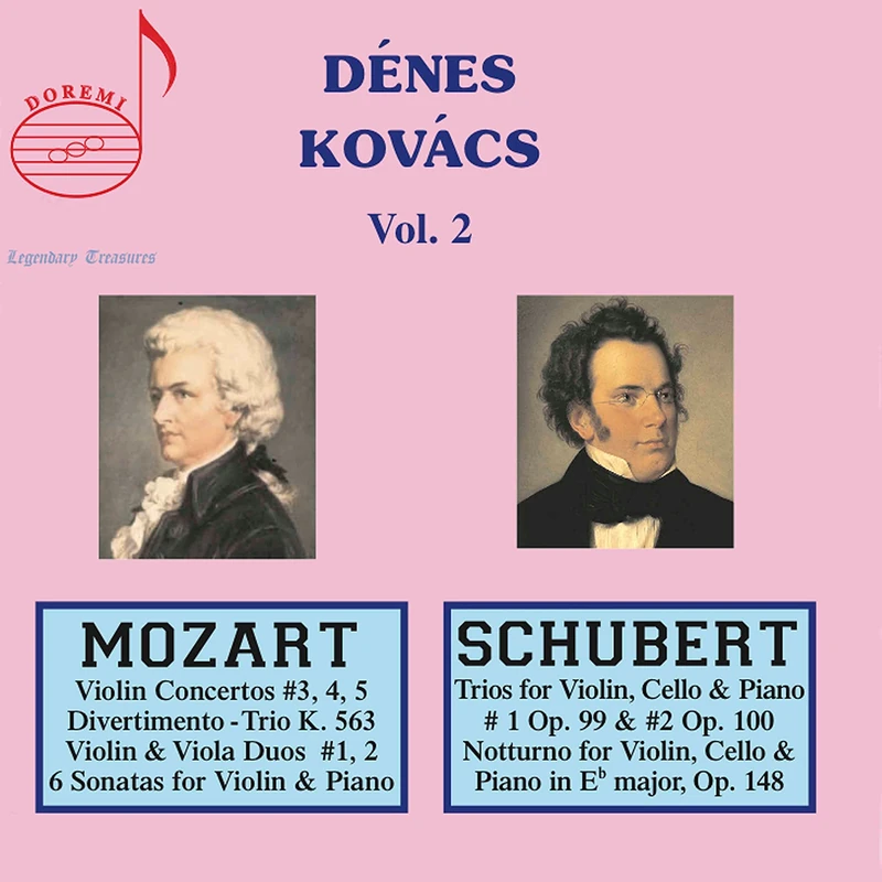 D?nes Kov?cs Vol. 2: Mozart and Schubert - Image 1
