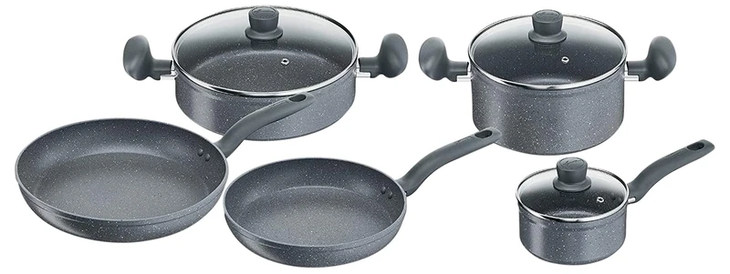Lagostina Antea Non-Stick Cookware Set, Aluminium
