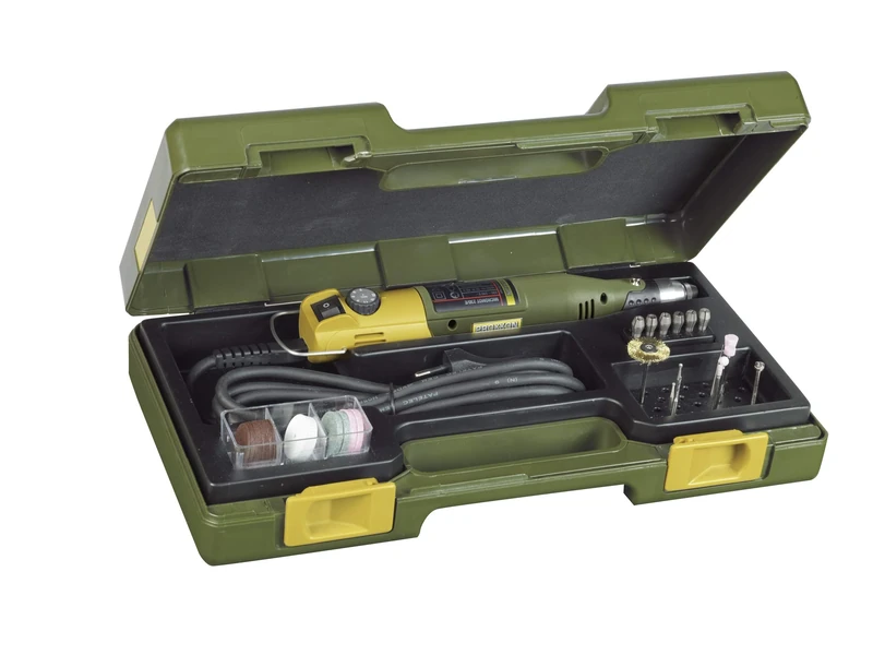 Proxxon 28430 Micromot 230/E Drill and Milling Tool Set with 34 Tools in Case 230 Volt Handheld Device - Image 1