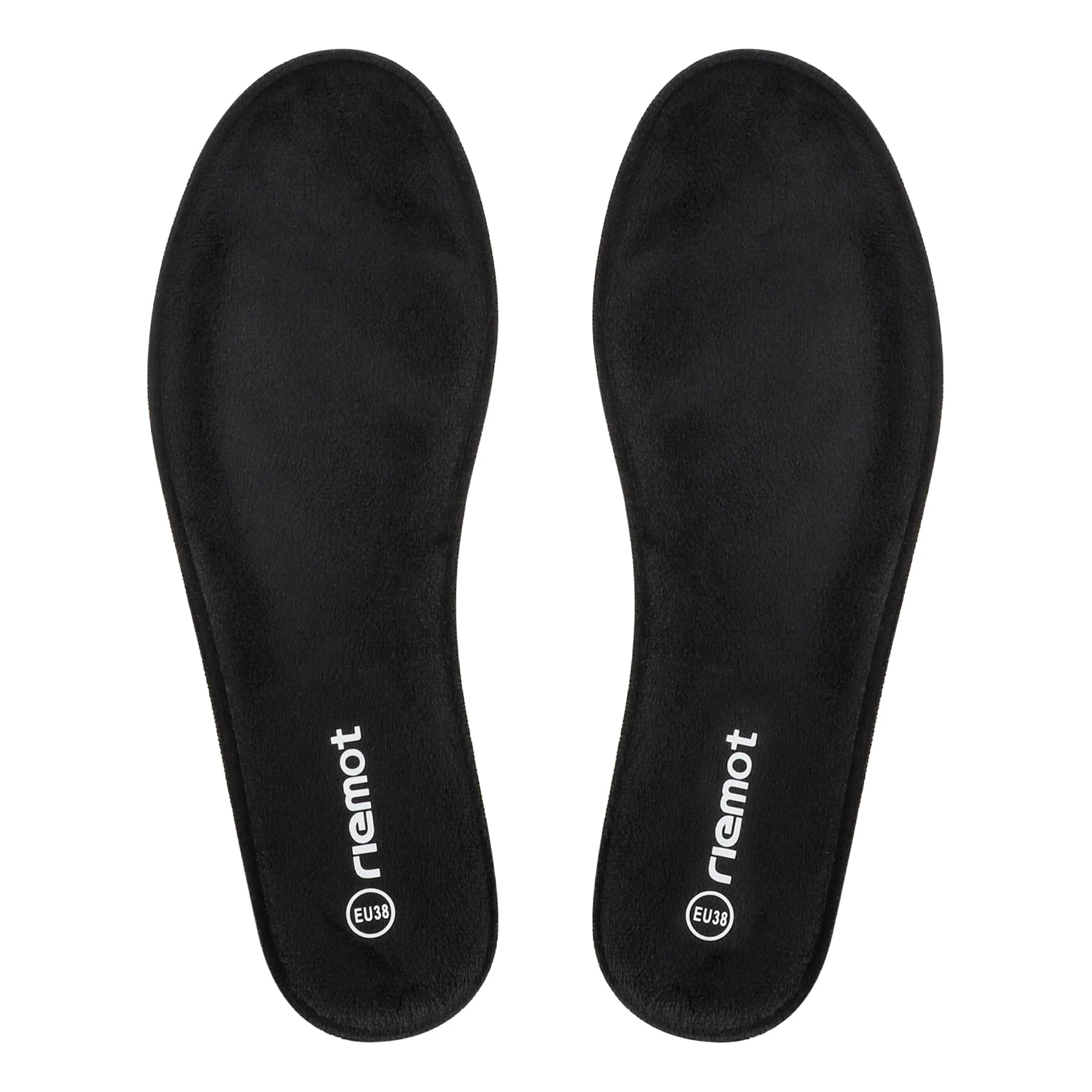 riemot Memory Foam Insoles for Men and Women,Replacement Shoe Inserts for Sports Shoes,Trainers,Sneakers,Work Boots and Walking Shoes,Comfort,Cushioning Black Women 4 UK/37 EU