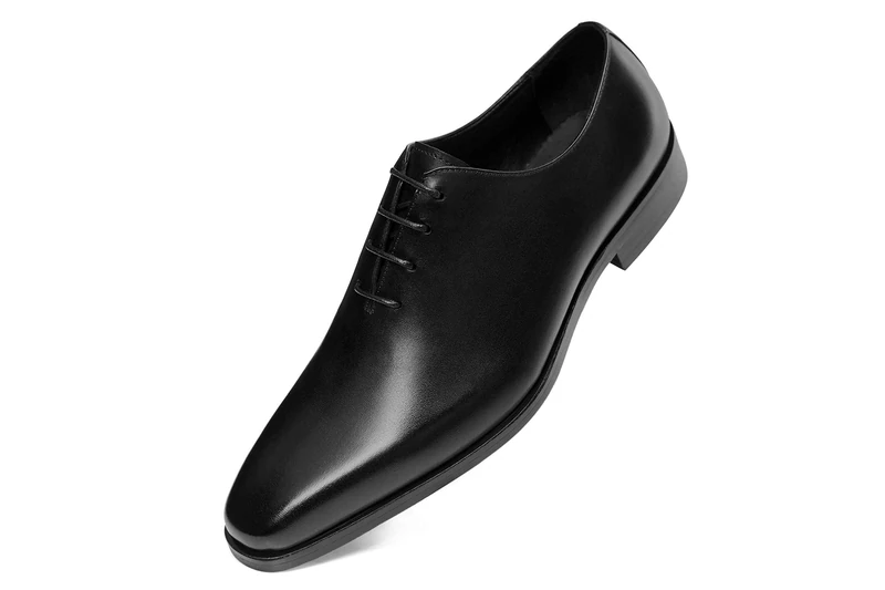 Men's Dress Shoes Oxford Formal Leather Shoes for Men, Black, 5 UK