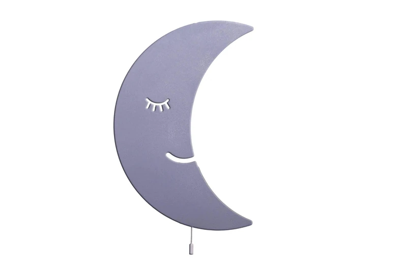 Homemania Wall Lamp, MDF, Grey - Image 1