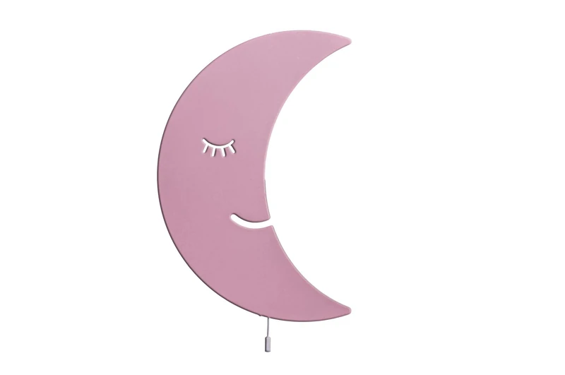 Homemania Wall Lamp, MDF, Pink - Image 1