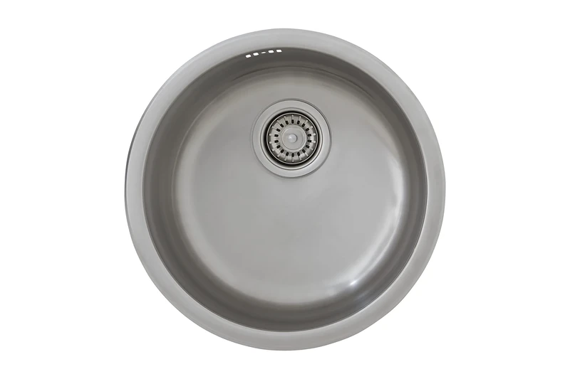 respekta Round Round Sink Stainless Steel Kitchen Sink