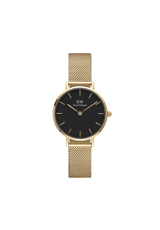 Daniel Wellington DW00100349 Ladies Petite Black Evergold Gold 28mm Watch - Image 1