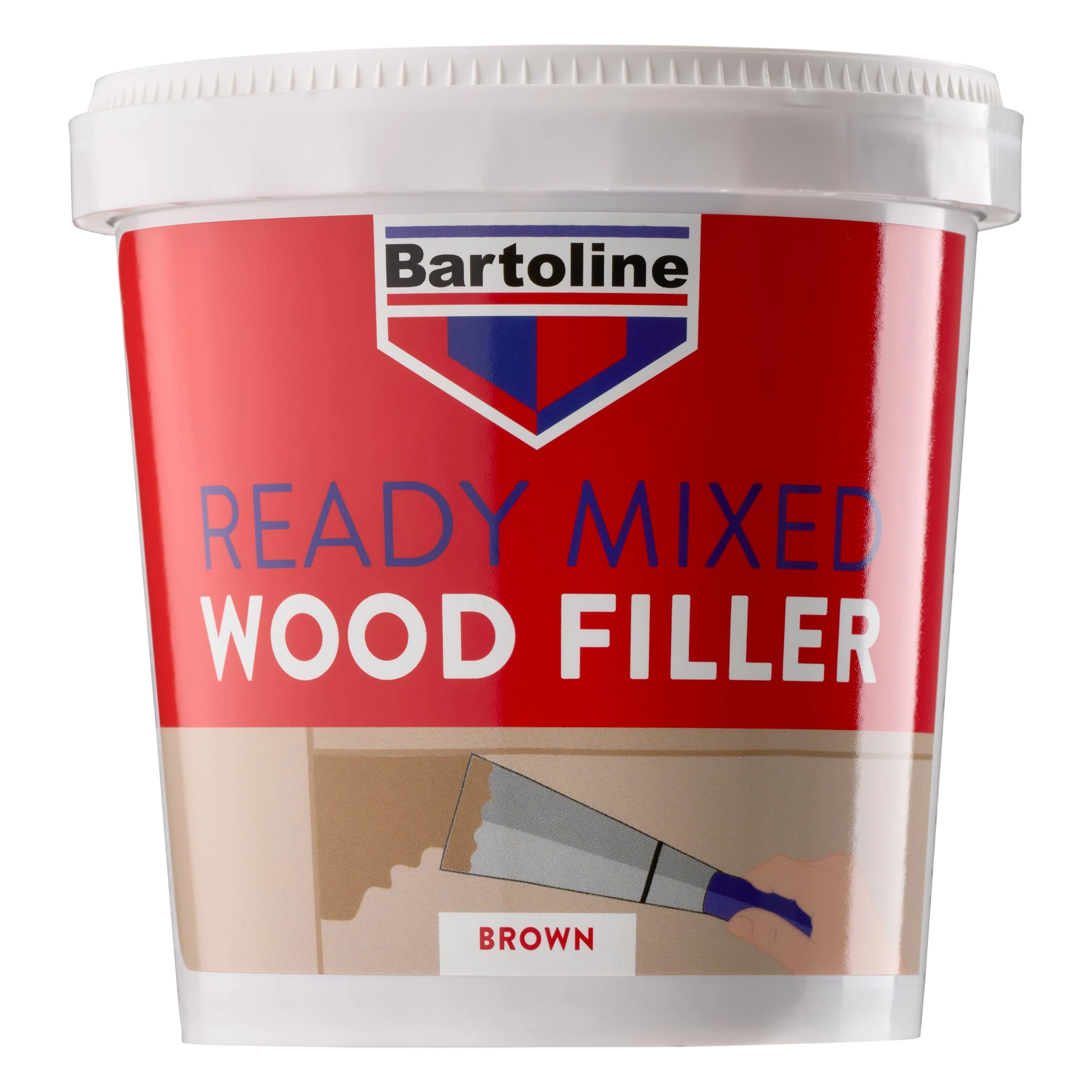 Bartoline Ready Mixed Wood Filler Brown 1 Kg – Durable & Easy-to-Use Filler for Interior & Exterior Wood Repairs