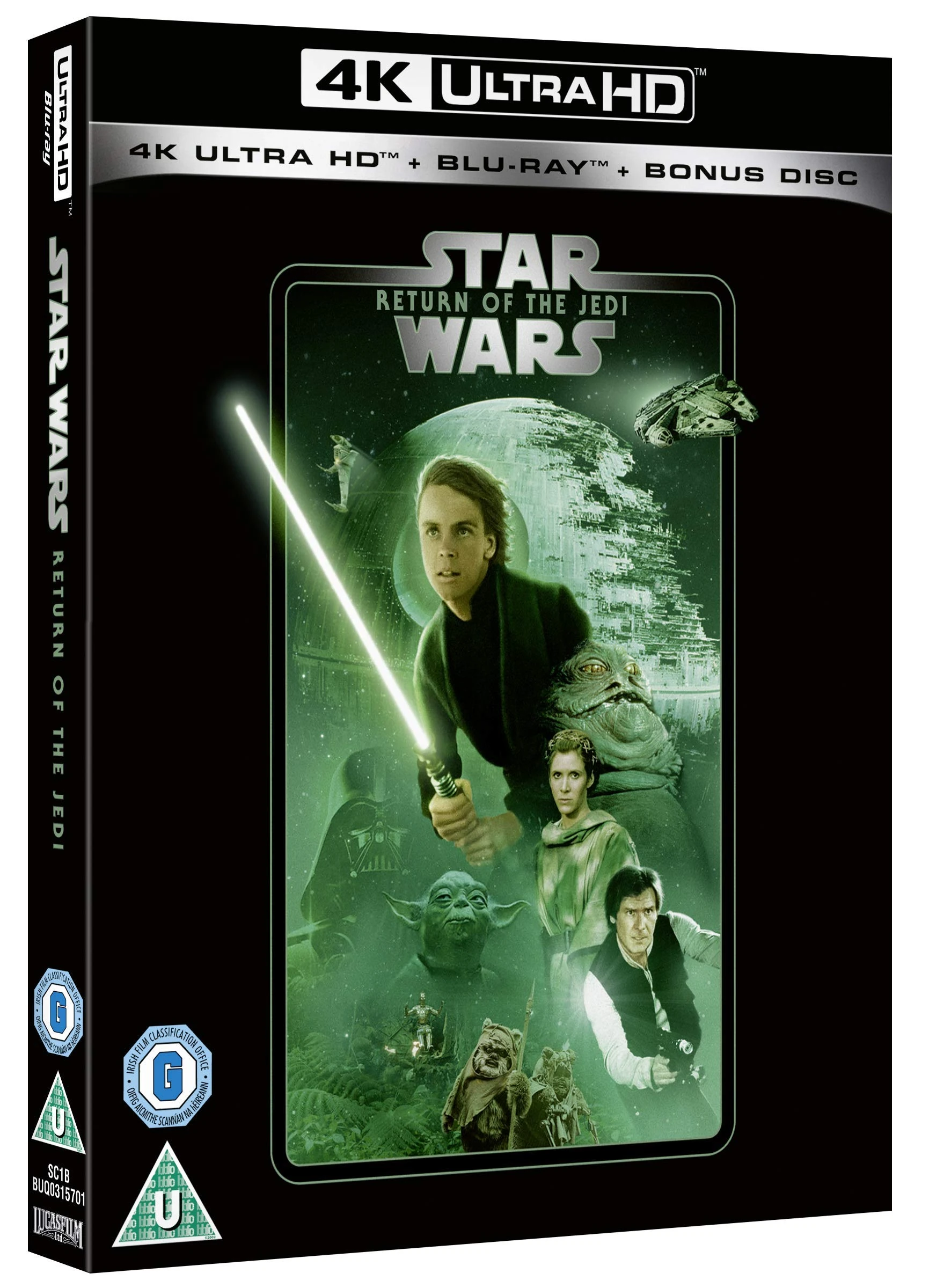 Star Wars Episode VI: Return of the Jedi [4k Ultra-HD + Blu-ray] [2020] [Region Free]